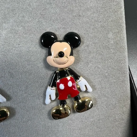 NWT Baublebar x Disney Mickey Mouse Enamel Earrings - Picture 3 of 6